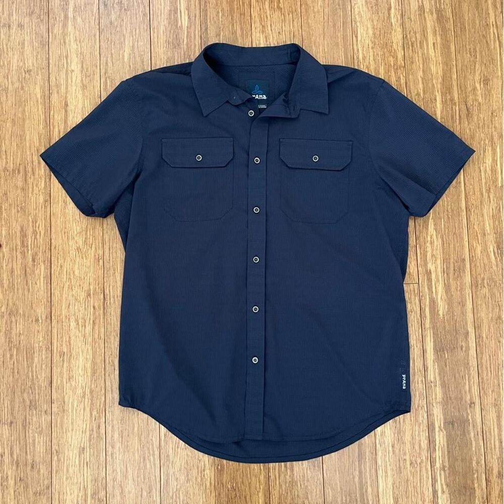 Prana Cayman Men's Short Sleeve Button Up Shirt Outdoor Gorpcore